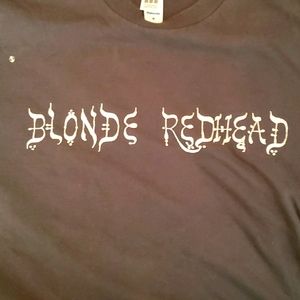 Blonde Redhead 2001 Amercian Apparel tshirt- grey- Size M